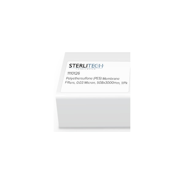 PES Membrane Filter, 0.03um, 508x3000mm, 1/Pk